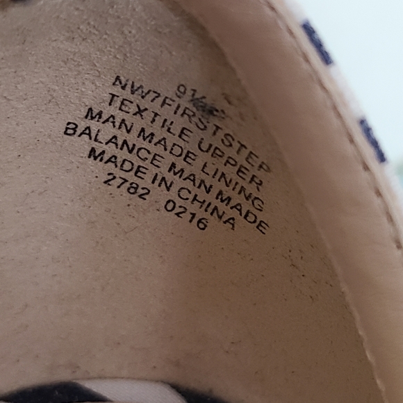 Nine West Nautical Stripe High Wedge Ankle Strap - Picture 9 of 9